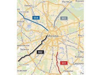 Автомобили в Москве оказались быстрее автобусов-экспрессов