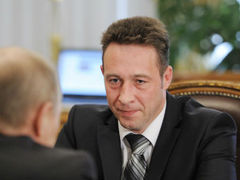 Игорь Холманских на встрече с Владимиром Путиным. Фото Яна Лапикова, РИА Новости
