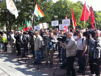 Митинг в Новопушкинском сквере. Фото Ульяна Малашенко, 