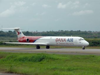 MD-80 авиакомпании Dana Air. Фото с сайта pbase.com MD-80 авиакомпании Dana Air. Фото с сайта pbase.com