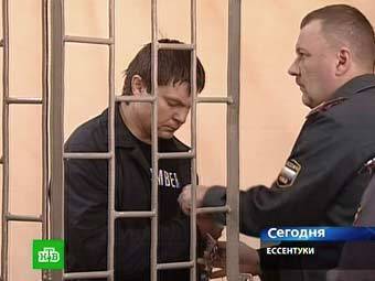 Сергей Цапок в зале суда. Архивный кадр телеканала НТВ