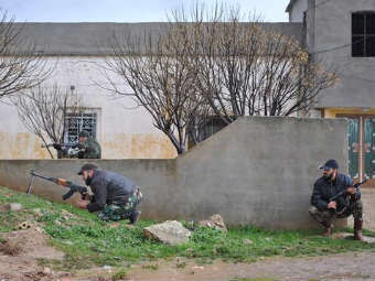 Солдаты сирийской армии. Фото (c)AP Солдаты сирийской армии. Фото (c)AP