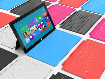 Планшет Surface с клавиатурой, изображение с сайта Microsoft