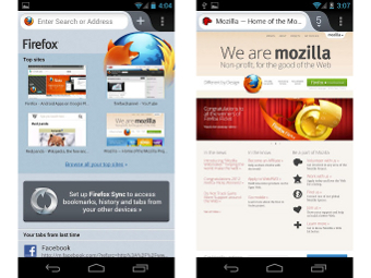 Скриншоты браузера Firefox