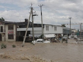Последствия наводнения в Крымске. Фото МЧС РФ, переданное ©AFP
