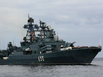 Корабль "Адмирал Чабаненко". Архивное фото Reuters