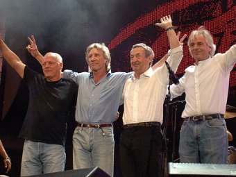 Pink Floyd после выступления на фестивале Live 8, 2005 год. Фото ©AFP