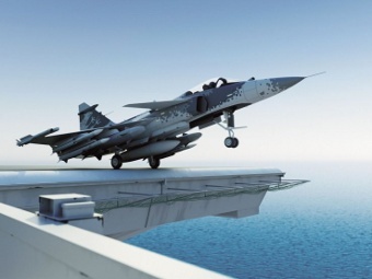 Sea Gripen. Изображение на прессслужбата на Saab