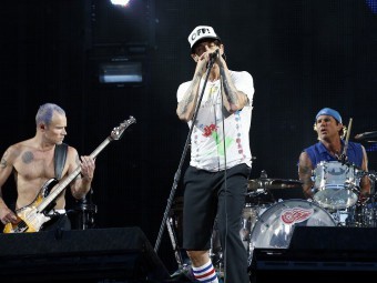 Выступление Red Hot Chili Peppers. Фото ©AFP