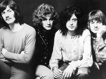 Led Zeppelin. Архивное фото с сайта группы