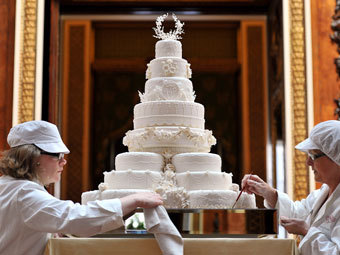 Свадебный торт принца Уильяма и Кейт Миддлтон. Фото Reuters