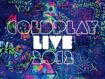Фрагмент обложки альбома Coldplay "Live 2012"