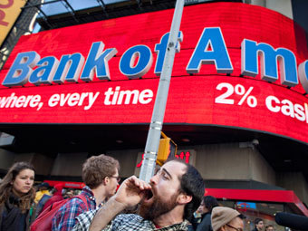 Реклама Bank of America. Фото Reuters