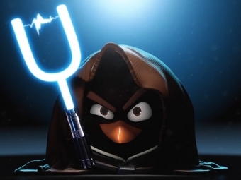 Скриншот тизера Angry Birds Star Wars