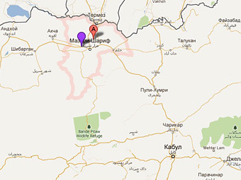 Карта Афганистана c сайта Google Maps Карта Афганистана c сайта Google Maps