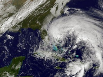 Ураган "Сэнди". Фото, переданное ©AFP
