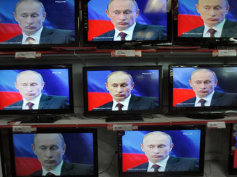 Прямая линия с Владимиром Путиным. Фото Коммерсантъ, Василий Шапошников