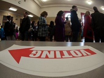 Очередь на избирательном участке в Вашингтоне. Фото (c)AFP Очередь на избирательном участке в Вашингтоне. Фото (c)AFP