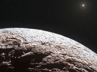 Поверхность Макемаке в представлении художника. Иллюстрация ESO/L. Cal&ccedil;ada