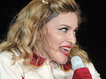 Мадонна на концерте в Москве. Фото Коммерсантъ, Дмитрий Лекай