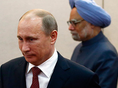 Владимир Путин и премьер-министр Индии Манмохан Сингх. Фото из архива Reuters