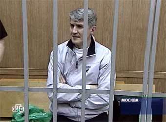 Платон Лебедев в зале суда. Кадр НТВ, архив 