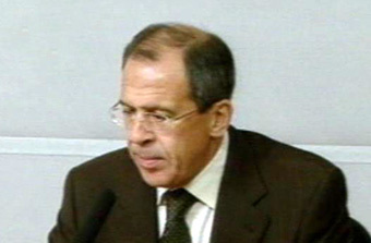 Сергей Лавров. Кадр Первого телеканала, архив