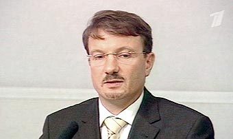 Глава Минэкономразвития Герман Греф. Съемка Первого ТК, архив, 2004 год