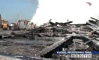 Сгоревшее общежитие. Съемки телекомпании "Россия"