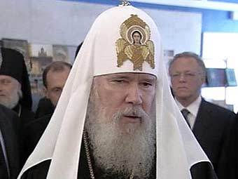 Патриарх Алексий II, кадр Первого канала, архив
