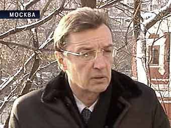 Пресс-секретарь Управления делами президента Виктор Хреков, кадр РБК-ТВ, архив