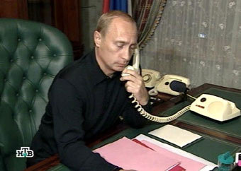 Владимир Путин. Кадр телеканала НТВ, архив