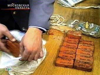 Взрывчатые вещества, кадр НТВ, архив