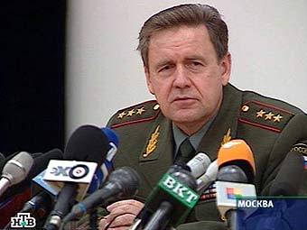 Начальник Главного организационно-мобилизационного управления Генштаба ВС России генерал-полковник Василий Смирнов, кадр НТВ, архив