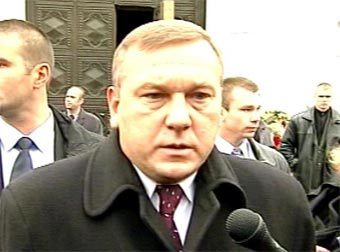 Помощник председателя правительства РФ по вопросам социальной защиты военнослужащих Владимир Шаманов. Кадр телеканала НТВ, архив