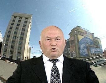 Здания Госдумы и гостиницы "Москва". Кадр телеканала НТВ, архив