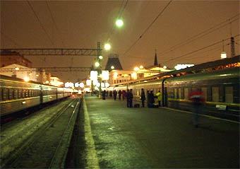 Москва, Ярославский вокзал. Фото Сергея Рубл ва, "Лента.Ру" 