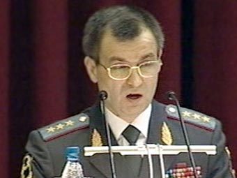 Рашид Нургалиев на заседании коллегии МВД, кадр телеканала "Россия"