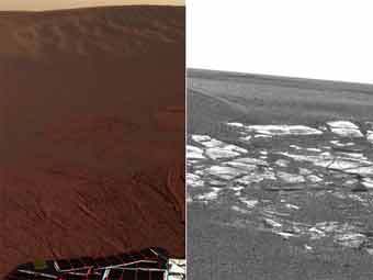 ������ ������ �����, ��������� ���������� Opportunity. ���� � ������������ ����� NASA