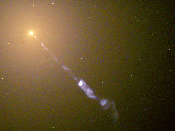 Активное галактическое ядро галактики M87. Фото NASA