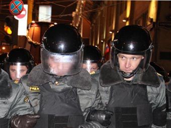 Московский ОМОН. Фото ©AFP